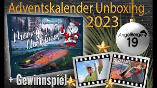 Unboxing 2023 Angel Berger Türchen 19 Adventskalender Vorstellung Weihnachtskalender Angelkalender [upl. by Anirual]