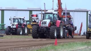 Steyr cvt 170 75 ton moerbekefull pull3de plaats [upl. by Okihcim]