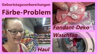 VlogWoche Mittwoch  Geburtstagsvorbereitungen  Waschtag  FondantDeko  ZuhausBeiLara [upl. by Pierrepont231]