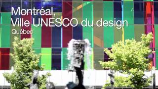 Montréal ville UNESCO du design  Québec Canada [upl. by Biel]