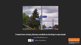 Frontier Town History Memory and Myth on the King Country Aukati Dr Vincent OMalley [upl. by Rosenblatt]