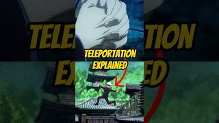 How did Gojo able to use TELEPORTATION  Jujutsu Kaisen fun facts [upl. by Valentine265]