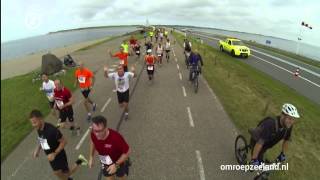 Kustmarathon Zeeland 2013 vanuit de lucht [upl. by Winebaum667]