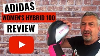 Review of Adidas Hybrid 100 womens Boxing Gloves 2019 [upl. by Nawtna856]