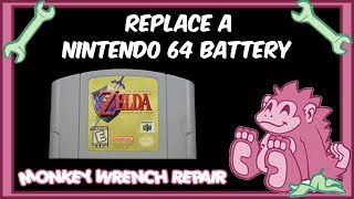 How to Replace a N64 Battery [upl. by Ayaet]