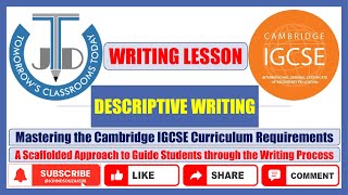 DESCRIPTIVE WRITING  AN IGCSE GUIDE [upl. by Eamon]