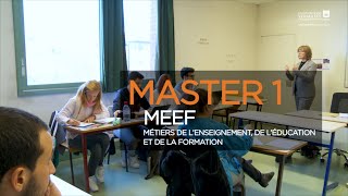 Présentation du Master 1 MEEF de lUVSQ [upl. by Echo]