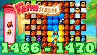 Farmscapes Level 1466  1470 HD Gameplay Walkthrough  3  match game  android  1467  1468  1469 [upl. by Ahsasal]