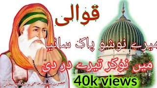 Super hit Qawali  mery Nosho pak saiya ma noker tery dar de  qawali Nosho pak  Mohsan Qawal [upl. by Machute]