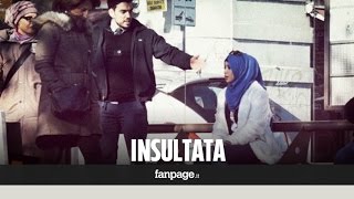 Come reagiscono gli italiani se insulti una ragazza col velo [upl. by Eivlys922]