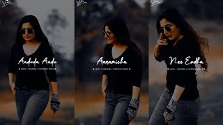 😎💃🏻ஆடுடா ஆடு இன்னும் எவ்ளோ நாளைக்கு💃🏻😎Attitude Girl Whatsapp Status Tamil💃🏻😎 [upl. by Eicyal17]