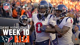 Houston Texans vs Cincinnati Bengals Game Highlights  NFL 2023 Week 10 [upl. by Fillian]