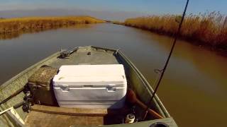 40hp yamaha 2 stroke running shallow [upl. by Ahsak]