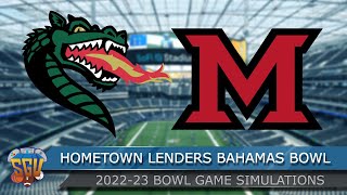 HomeTown Lenders Bahamas Bowl 2022  Miami Ohio vs UAB 121622 Full Game Highlights NCAA 14 Sim [upl. by Enidaj]