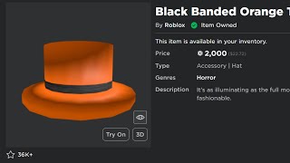 Getting the BBOTH Black Banded Orange Top Hat [upl. by Eras]