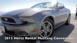 Ford Mustang 2013 Convertible Rental Full HD [upl. by Elletnohs]