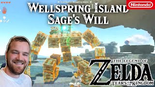 Wellspring Island  Sages Will  Flux Construct II  Zelda Tears of the Kingdom [upl. by Gardie]