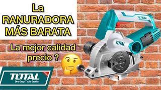 Ranuradora de pared 1500w  acanaladora de concreto TOTAL Tools [upl. by Anerys851]