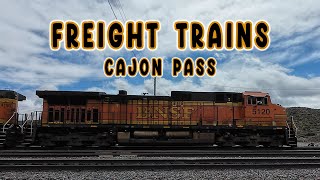 Share Our Train Spotting In The Cajon Pass California [upl. by Dougal]