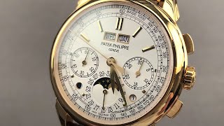 Patek Philippe 5270J001 Perpetual Calendar Moon Phase Chronograph Patek Philippe Review [upl. by Nnylyam]