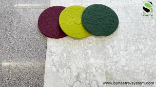 Bonastre Pads terrazoterrazzo mármolmarble solo con aguaonly with water [upl. by Trow84]