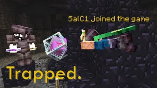 How I ESCAPED a 2WEEK Logout Trap on 2B2T [upl. by Fredelia926]