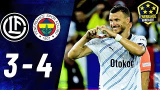 Lugano 3  4 Fenerbahçe MAÇ ÖZETİ  Şampiyonlar Ligi 2 Eleme Turu [upl. by Kcirednek]