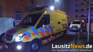 24h Berufsfeuerwehr Bautzen  4 Einsatz Tragehilfe für Rettungsdienst [upl. by Haseena]