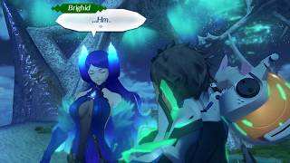 Xenoblade Chronicles 2  Choosing Brighid for Beneath the Aurora DLC Quest [upl. by Cirdahc]