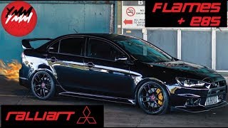 E85 TUNED RALLIART FLAMES  ROLLERS amp MORE [upl. by Eninahs901]