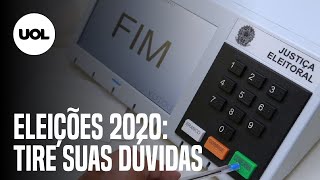 Como votar nas eleições 2020 Horário cargos disputados e como um candidato é eleito [upl. by Leunammi]