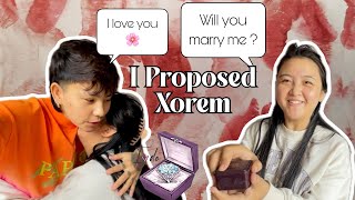 I FINALLY PROPOSED XOREM 🫣  SAMU CRIED SAMU GIRGAYI  Xorem amp Gracy [upl. by Veradia]