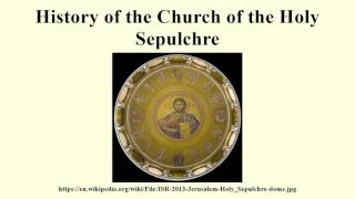 Journey to the Church of the Holy Sepulchre [upl. by Ackley973]