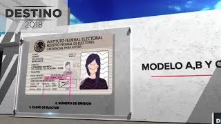 Las medidas de seguridad en la credencial del INE [upl. by Herriott649]