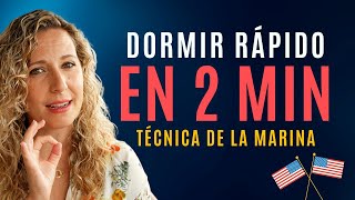 TÉCNICA para DORMIR RÁPIDO 2 minutos [upl. by Llerrad]