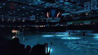 Optakten til kampen med Aalborg pirates mod Frederikshavn White hawks 🏒🥅⚫🎆🎇 [upl. by Wayolle]