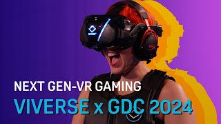 HTC VIVE at GDC 2024 NextGen VR Gaming [upl. by Ihpen]