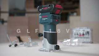 Bosch  18V Laminate Trimmer  GLF 18V8 [upl. by Aldred]