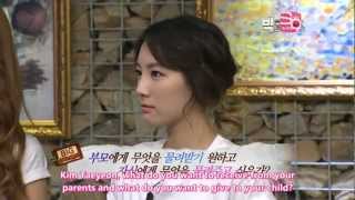 Kim Taeyeon SNSD doesnt want her Child to become a Singer [upl. by Tneicniv]