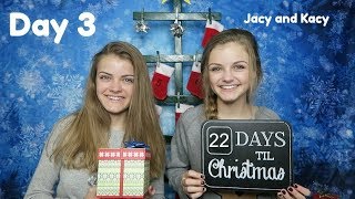 Christmas Countdown 2017  Day 3  Jacy and Kacy [upl. by Thom807]