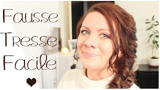 Fausse tresse FACILE et TENDANCE  LA Hairstyle Inspiration [upl. by Nnaharas958]