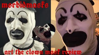 ART THE CLOWN MASK REVIEWUNBOXING TERRIFIER MASK SILICONE BY MORBIDMASKS 🎃🔪🤡 [upl. by Burta]