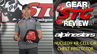 Alpinestars Nucleon KRCell CiR Chest Protector  Sportbike Track Gear [upl. by Surtimed]