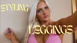 STYLING amp TRY ON leggings and tops [upl. by Haram]