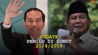 Update Real Count di Sumut Suara Jokowi dan Prabowo Saling Susul di KabupatenKota [upl. by Bari]