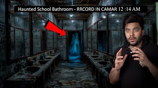 Haunted Washroom Real Horror Video  Ghost video  Horror Vlog [upl. by Etnahsa]