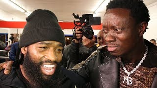 HILARIOUS ADRIEN BRONER INTERVIEW WITH MICHAEL BLACKSON quotPACQUIAO CAN BE YOUR POPSquot [upl. by Ehr]