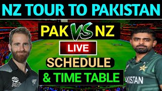 Pakistan vs New Zealand T20 series 2024 Time Table amp Schedule  PAK vs NZ 2024 T20 Series Schedule [upl. by Ennaitak]