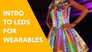 LED Lights for Wearable Tech Beginner HowTo Guide [upl. by Kcirederf]