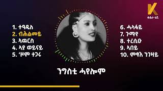 Nigsti Hayelom non stop 10 Best Songs ንግስቲ ሓየሎም 10 ምሩፃት ደርፍታት New Tigrigna Music mix [upl. by Yenhpad663]